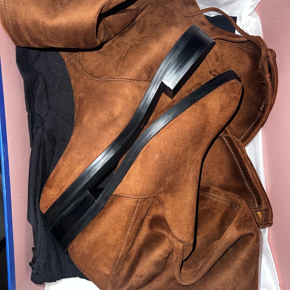 Stuart Weitzman Lowland Thigh-High Boots - Picture 4 of 5
